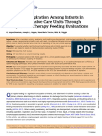 Identifying Aspiration Among Infants in Neonatal Intensive Care Units Through Occupational Therapy Feeding Evaluations