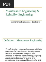 Download Maintenance Engineering  Reliability Engineering Lecture 4 by Athar Iqbal SN60779760 doc pdf