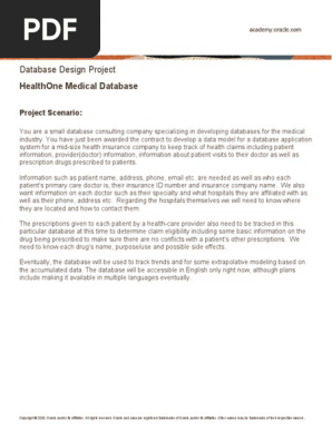 HealthOne Medical DD Solution