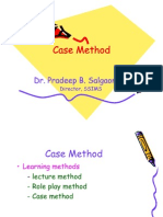 Case Method of Teaching - Dr. Pradeep B. Salgaonkar