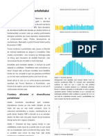 Teoria Moderna A Portofoliului: Frontiera Eficientei Si Diversificarea Portofoliului