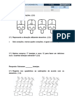 Avaliação de Matemática