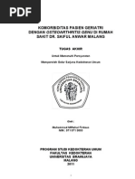 Download Komorbiditas pasien geriatri dengan osteoarthritis genu di rumah sakit doktor saiful anwar malang by M Miftahul Firdaus SN60780632 doc pdf