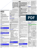 Hioki IR4016 - IR4017 - IR4018 Manual de Instrucciones 06-2014