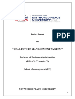 Synopsis of Real Estate Management System