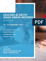 Educare Al Gesto Visuo Grafo Motorio 2021 2