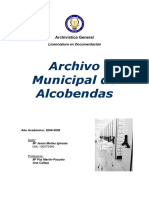 Archivo Municipal de Alcobendas. Un Estudio