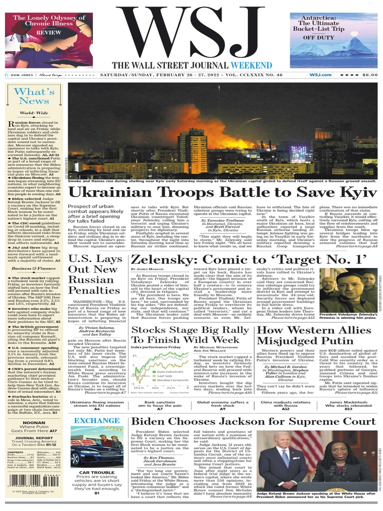 27FE The Wall Street Journal, PDF, Inflation