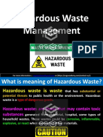 Hazardous Waste Management 