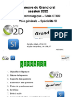 Support Visio SI STI2D Grand Oral 2022