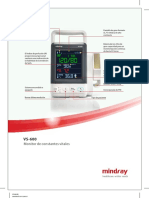 (CCMSV) . - Catalogo Comercial Monitor de Signos Vitales VS-600