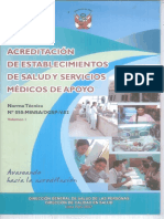 Acreditacion de Establecimientos de Salud y Servicios Medicos de Apoyo 2007 (1)