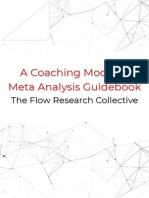 A Coaching Modality Meta-Analysis Guidebook