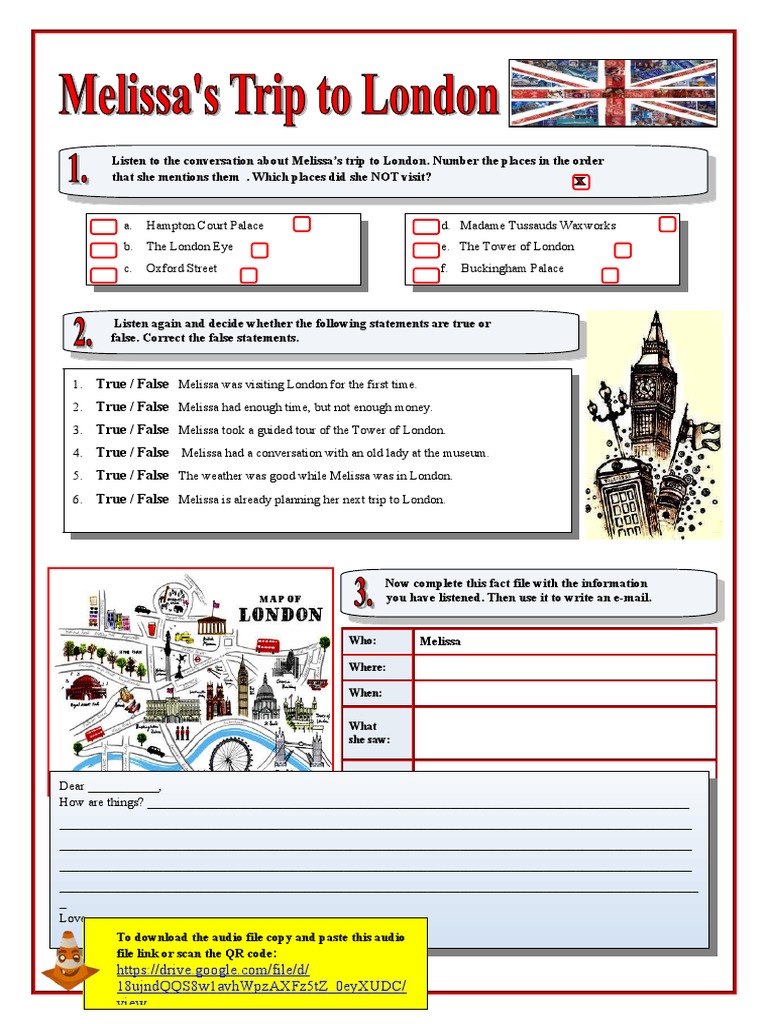 Melissa's Trip To London | PDF