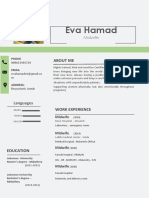 Eva Hamad Curriculum Vitae