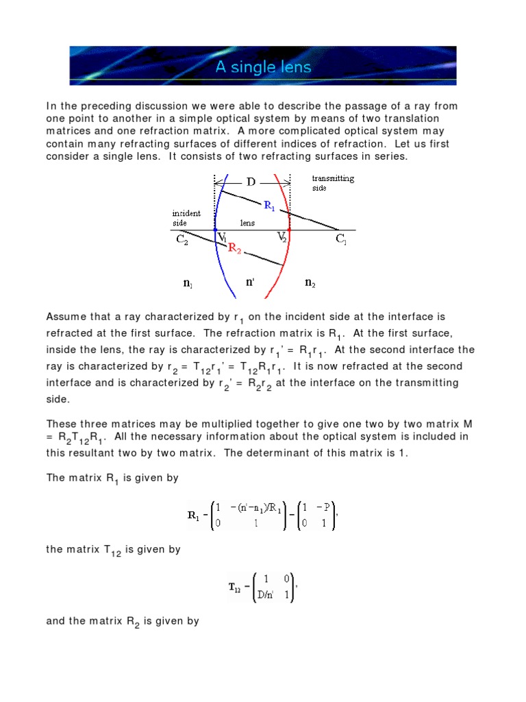 Lenses | PDF