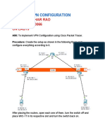 M SHEKHAR RAO (RA1911029010066) - Ex - No-13 VPN Configuration