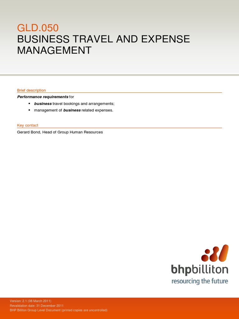 GLD.050 Business Travel and Expense Management PDF