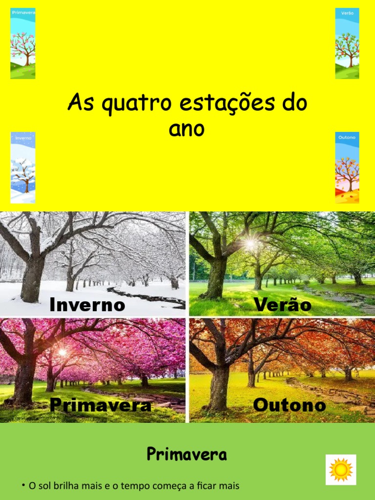 As Quatro Estações do Ano: Características | PDF