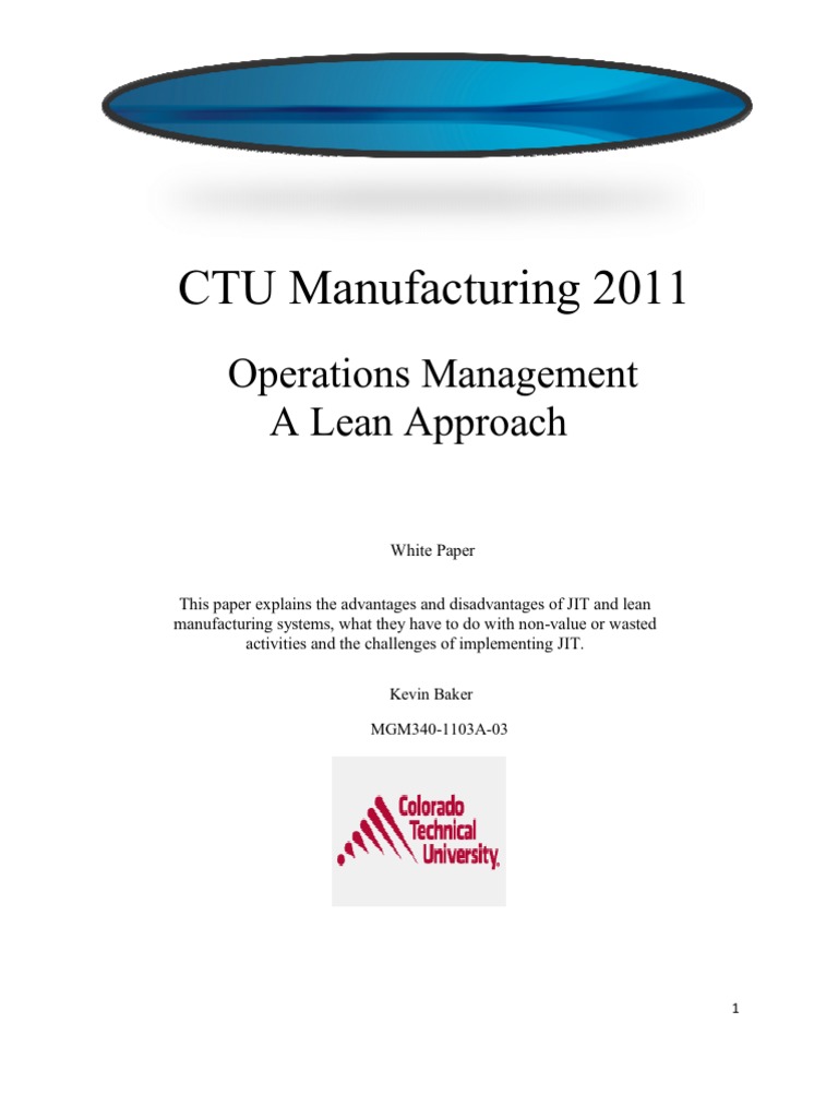 SEO Optimized Document Title | PDF | Lean Manufacturing | Inventory