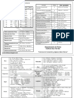 Factores de Conversión y Datos Físicos.