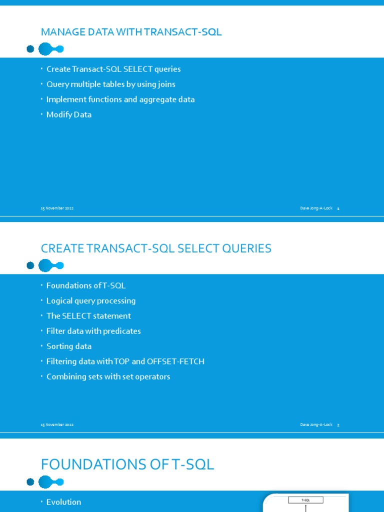 Microsoft SQL | PDF