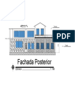 Plano en PDF de Una Fachada para El Diseño de Una Casa