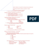 Accurate Diagnosis of Parasitic Infections Is Important To Decrease The Prevalence and