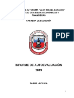 Informe Autoevaluacion Carrera Economia Uajms (A)