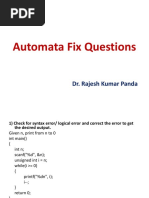 Automata Fi Questions