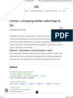 Python Grouping Similar Substrings in List - GeeksforGeeks