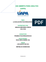 Evaluación psicopedagógica proceso instrumentos