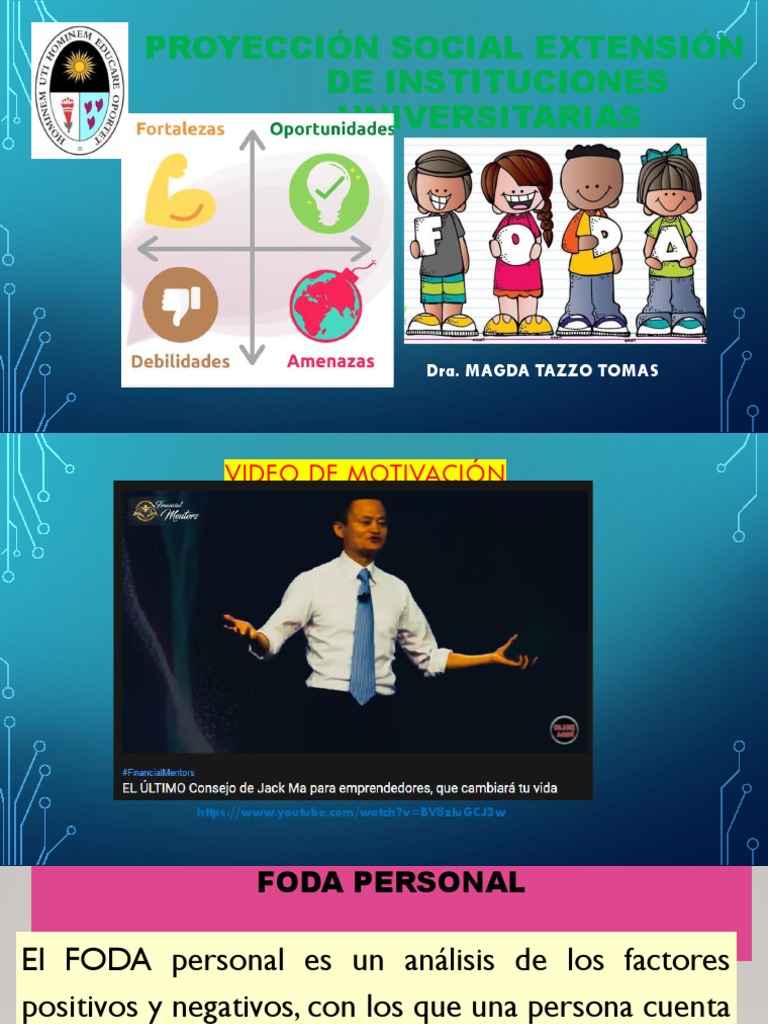 Proyección Social Extensión de Instituciones Universitarias: Dra. Magda ...
