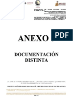 Anexo J - Manifestación de Domicilio.