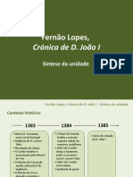 Crónica de D. João I - Síntese Da Unidade