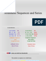 Arithmetic Sequences and Series