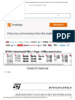 BYW51 Datasheet (1 - 9 Pages) STMICROELECTRONICS - HIGH EFFICIENCY FAST RECOVERY RECTIFIER DIODES