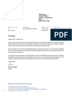 A Letter Template For The Faculty of Economics and Administration at The Masaryk University in Brno