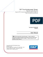 SKF Triax Accelerometer Sensor User Manual