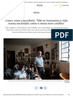 Padre Julio Lancellotti - "Não Se Humaniza A Vida Numa Sociedade Como A Nossa Sem Conflito" - Atualidade - EL PAÍS Brasil