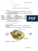 Biologia Resumos - 1 Teste