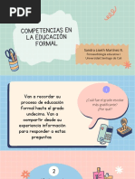 Competencias en La Educación Formal: Sandra Liseth Martínez R
