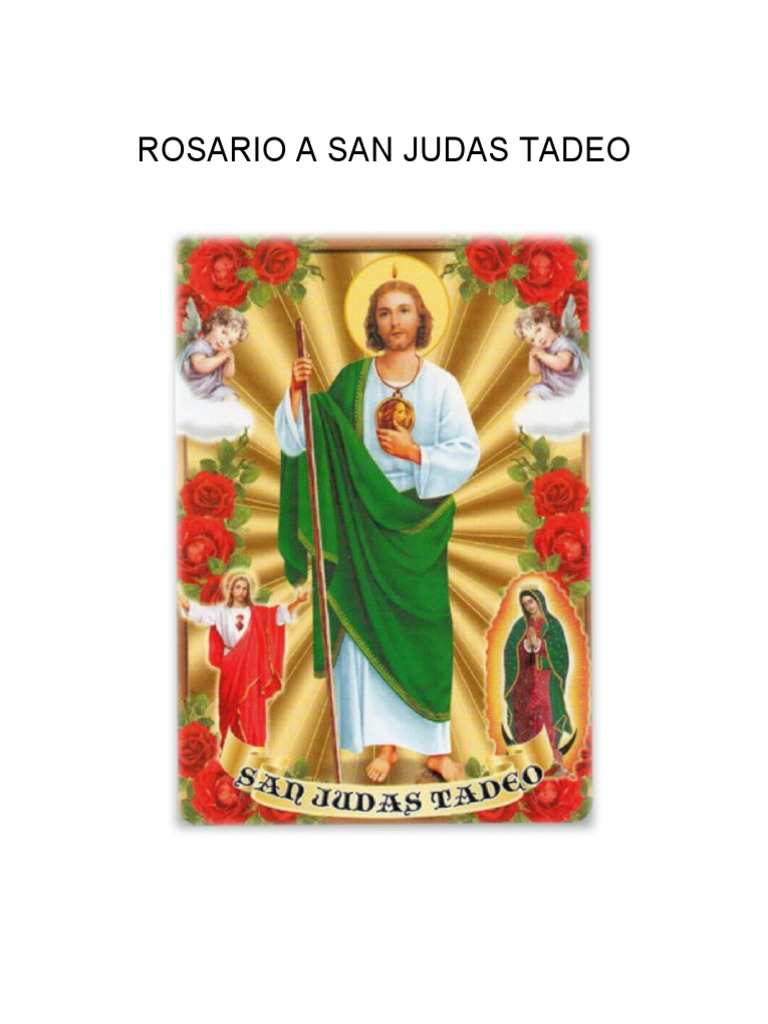 Rosario a san judas tadeo pdf cristo t tulo esp ritu santo