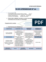 Personal Social - Escribimos Normas de Convivencia