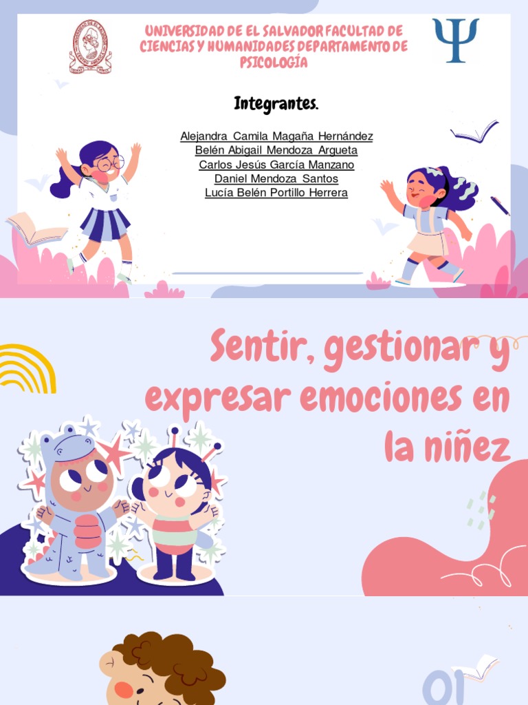 Emociones en la Niñez: Gestión y Expresión | PDF | Las emociones ...