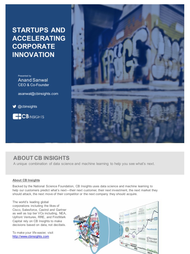 Corporate Innovation Theater - CB Insights | PDF