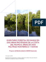 Inventario Forestal de Mangle Areas de Usos Multiples Monterrico y Hawaii