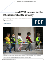 FDA authorizes COVID vaccines for the littlest kids_ what the data say