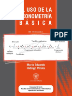 Uso de La Econometria Basica 2020