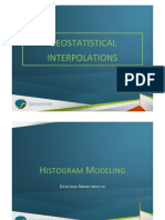 Geostatistical interpolations